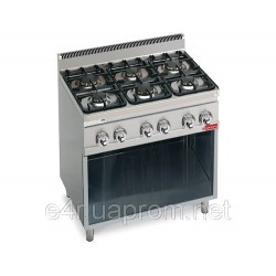 Газовая плита с 6 колонками (19,8 кВт)