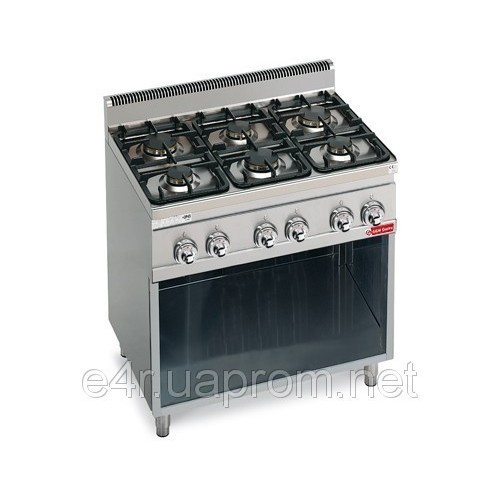 Газовая плита с 6 колонками (19,8 кВт)