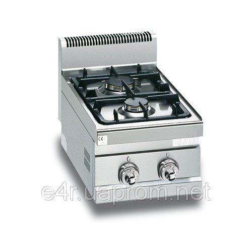 Газовая плита с 2 колонками (6,6 кВт)
