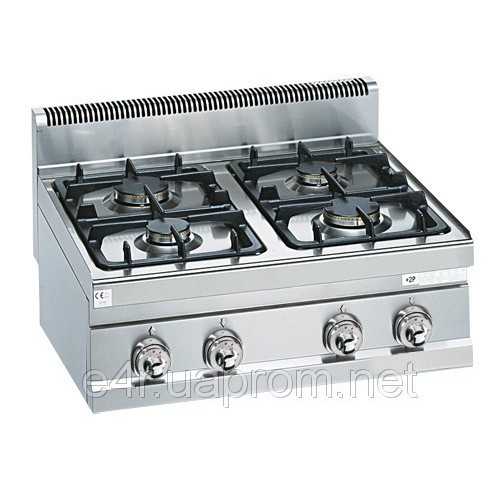 Газовая плита с 4 колонками (13,2 кВт)