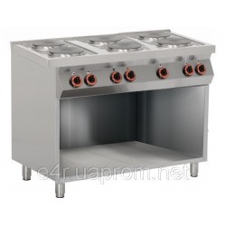Электрическая плита с 6 колонками (15,6 кВт)