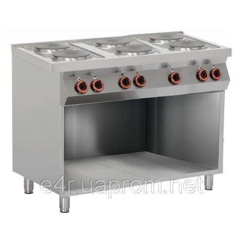 Электрическая плита с 6 колонками (15,6 кВт)