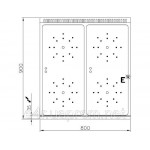 Инфракрасная плита с 4 инфракрасными колонками (16 кВт) и конвекц. электро - духовка (3,5 кВт)