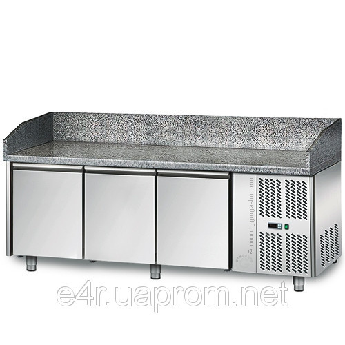 Холодильный стол для пиццы 2,0 м x 0,8 м и с 3 дверьми (POS 800)