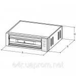 Газовая духовка для пиццы 9x30 см